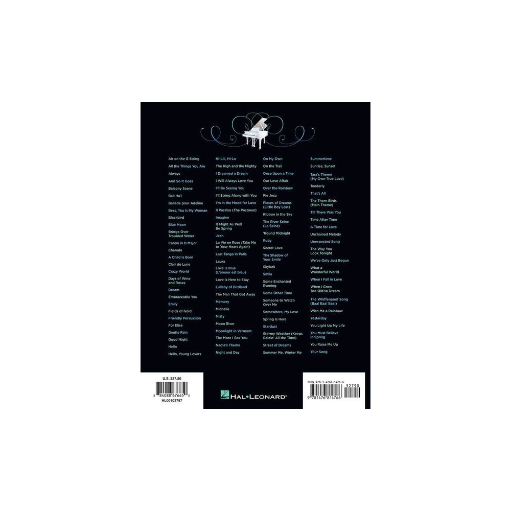 Hal Leonard 100 Most Beautiful Piano Solos – Thomann Ireland