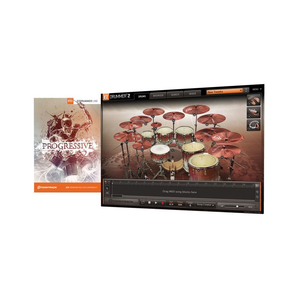 Toontrack EZX Progressive – Thomann Ireland