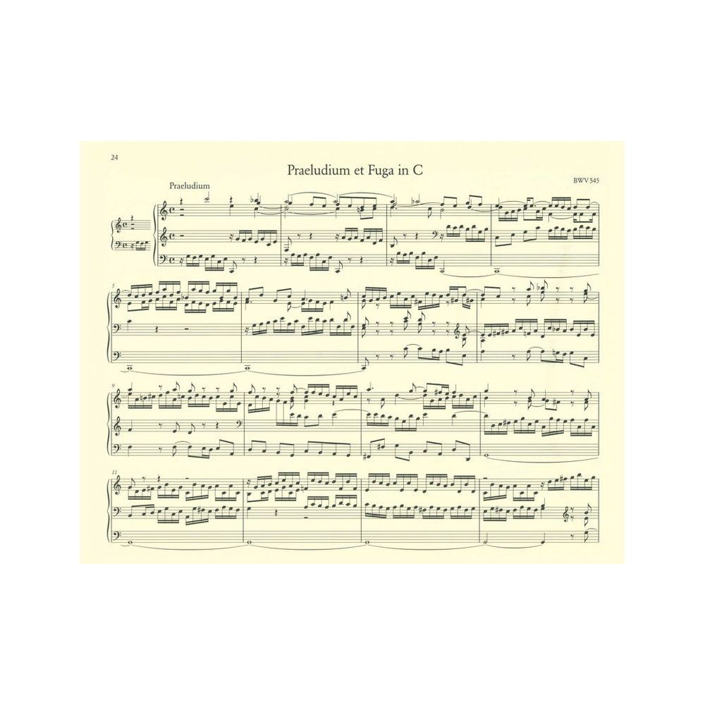 Breitkopf & Härtel Bach Sämtliche Orgelwerke 1 – Thomann Ireland