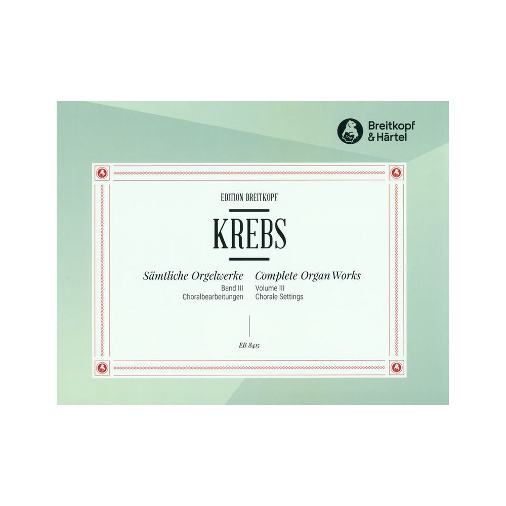 Breitkopf & Härtel Krebs Orgelwerke III – Thomann Ireland