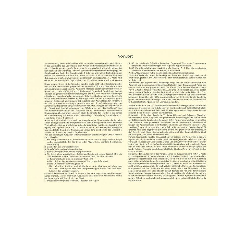 Breitkopf & Härtel Krebs Orgelwerke II – Thomann Ireland