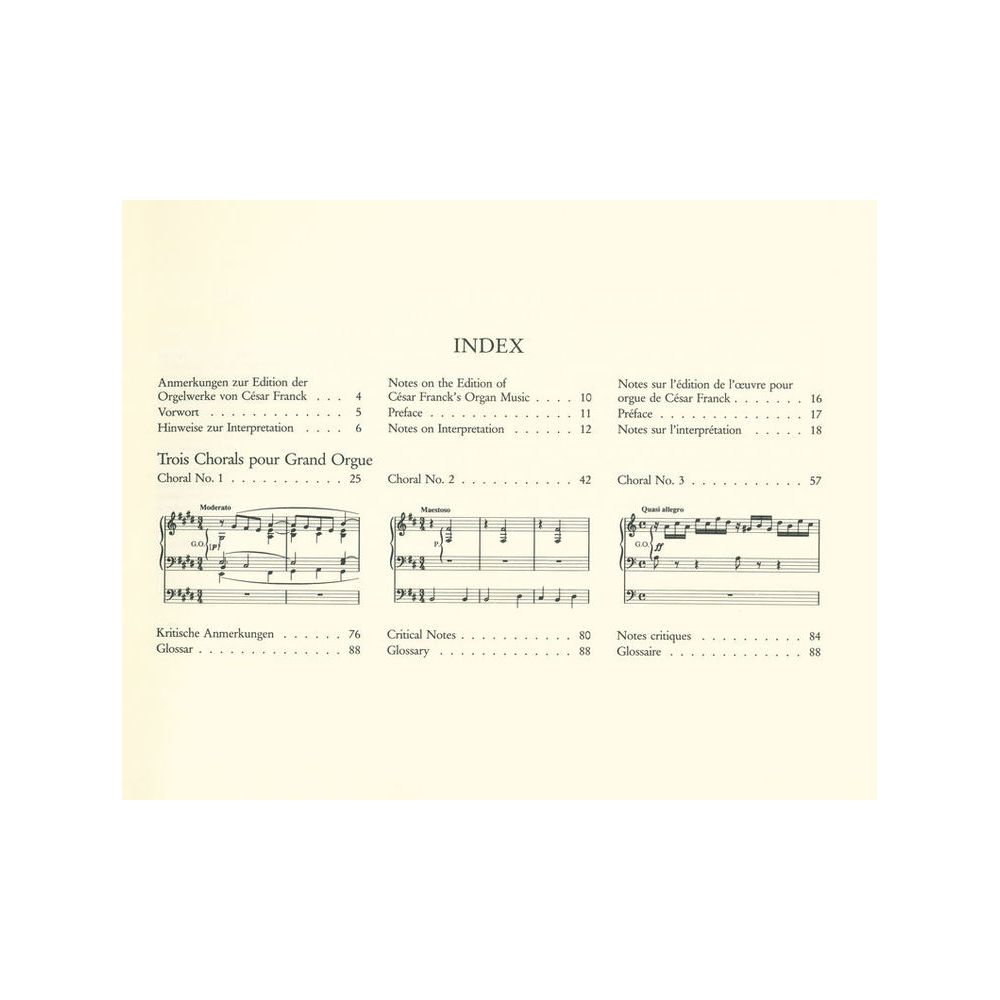 Wiener Urtext Edition Franck Trois Chorals – Thomann Ireland