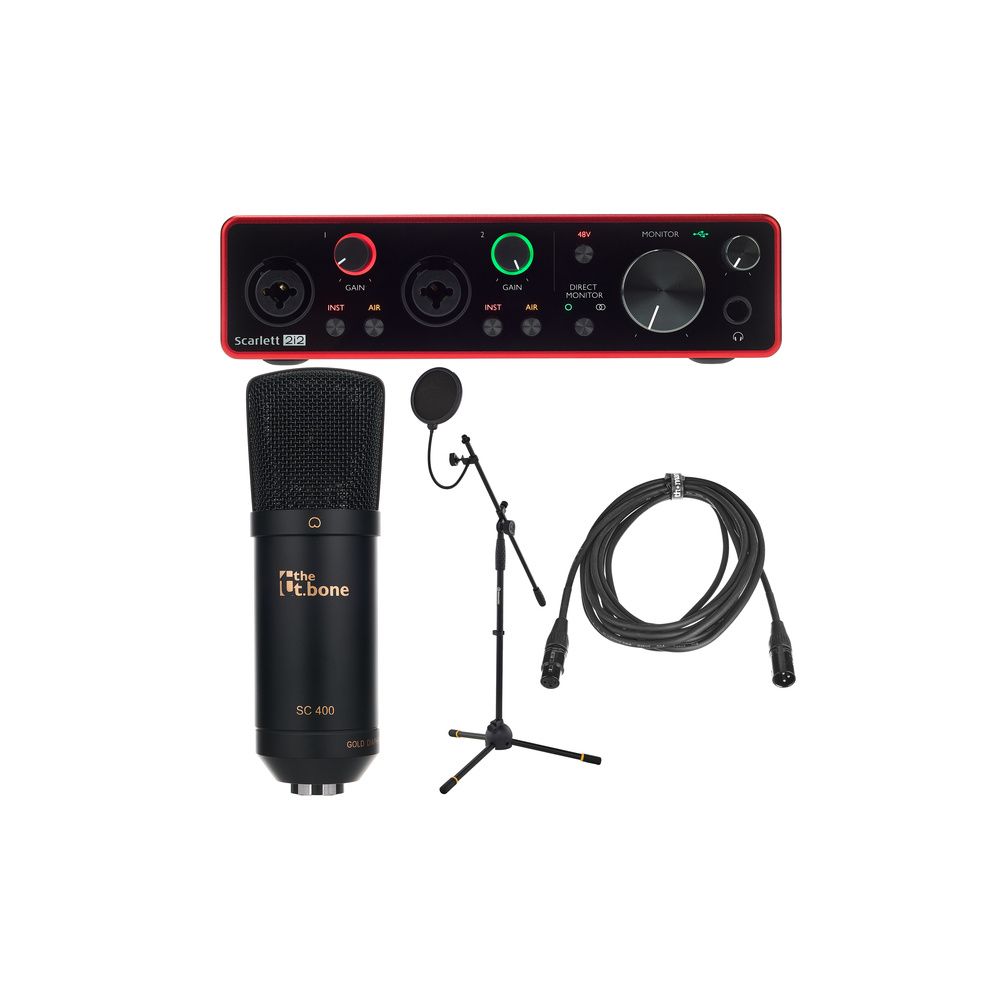 Focusrite Scarlett 2i2 3rd Mic Bundle – Thomann Ireland