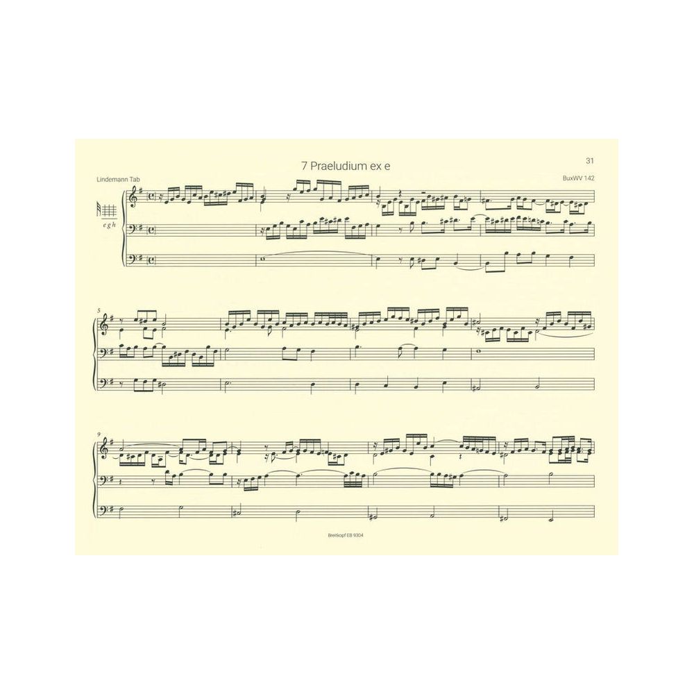 Breitkopf & Härtel Buxtehude Orgelwerke Set 1 – Thomann Ireland