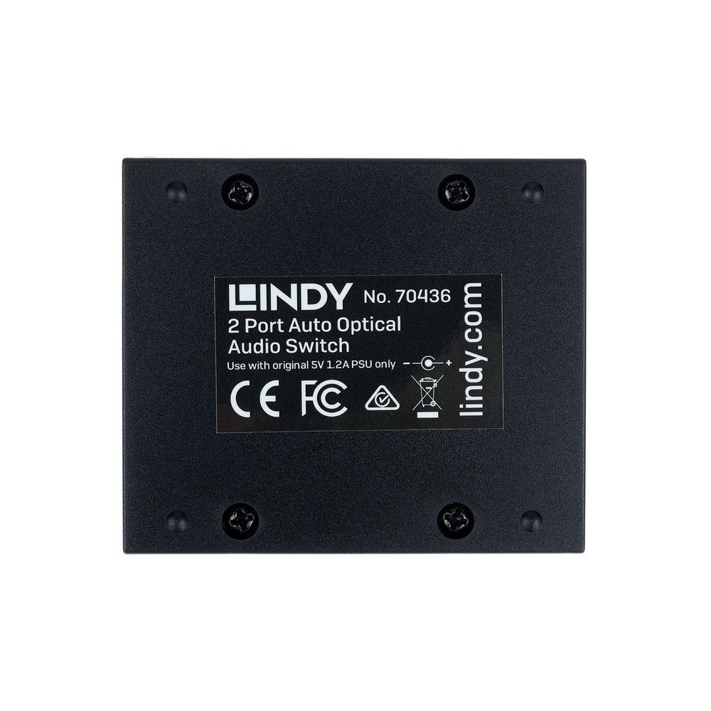 Lindy optical 2 Port Audio Switch – Thomann Ireland