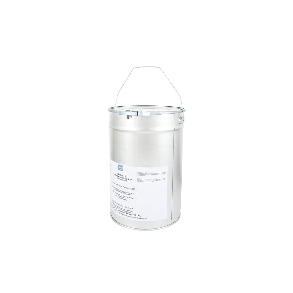 Warnex Structure Paint Black 12kg – Thomann Ireland