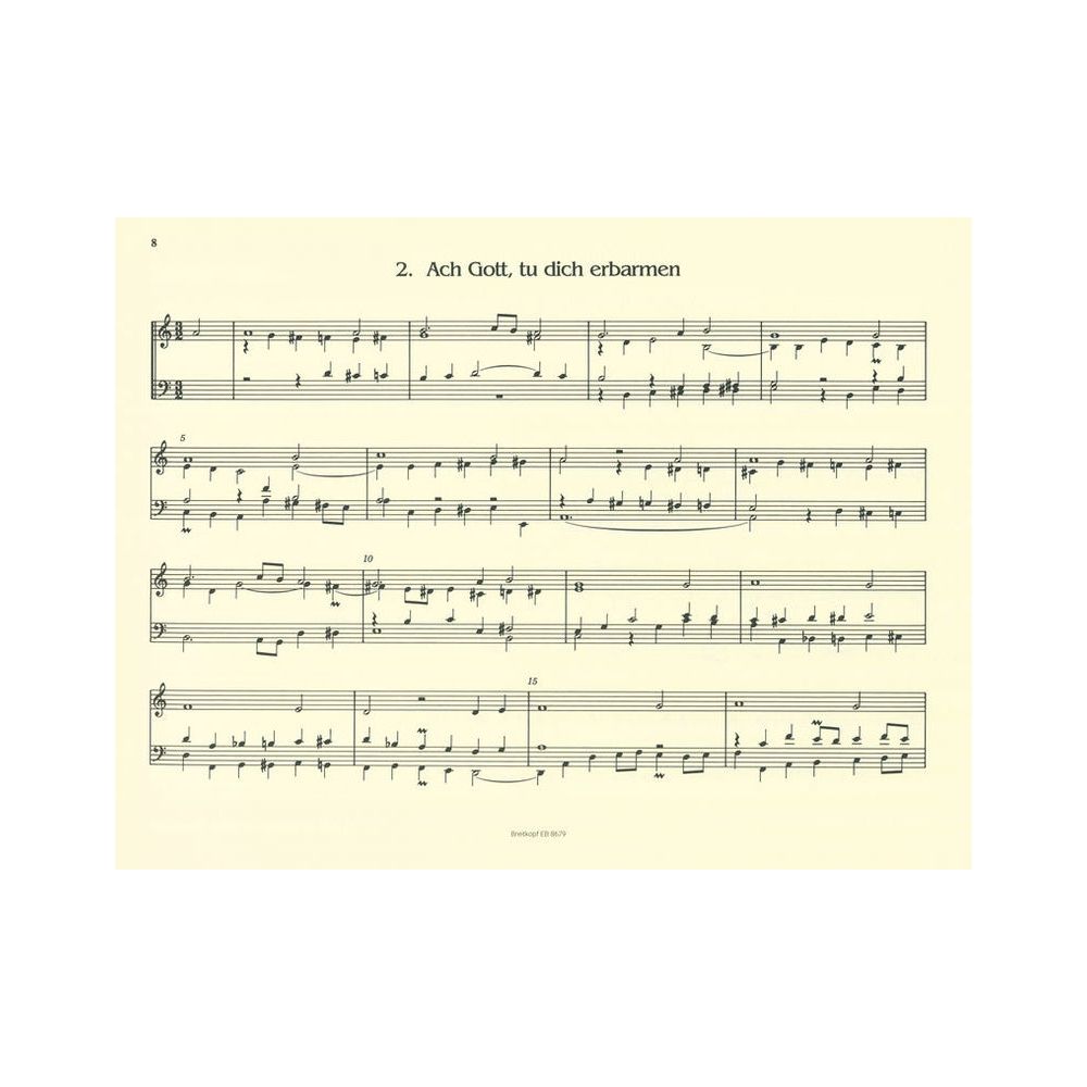 Breitkopf & Härtel Walther Sämtliche Orgelwerke 2 – Thomann Ireland