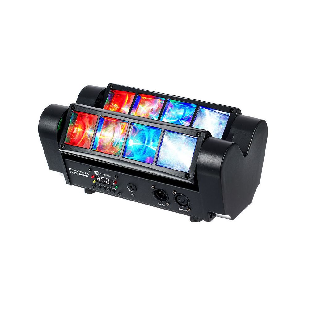 Fun Generation MiniSpider FX 8x3W RGBW – Thomann Ireland