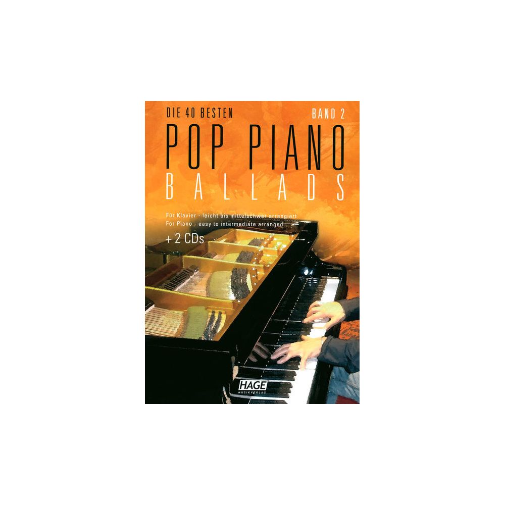 Hage Musikverlag Pop Piano Ballads 2 – Thomann Ireland