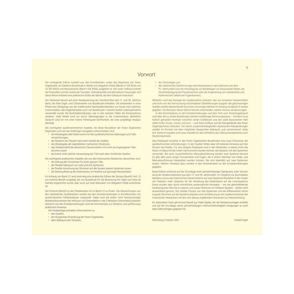 Breitkopf & Härtel Buxtehude Orgelwerke Set 1 – Thomann Ireland