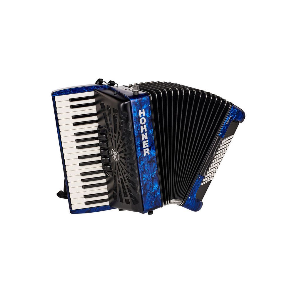 Hohner Bravo III 72 Blue silent key – Thomann Ireland