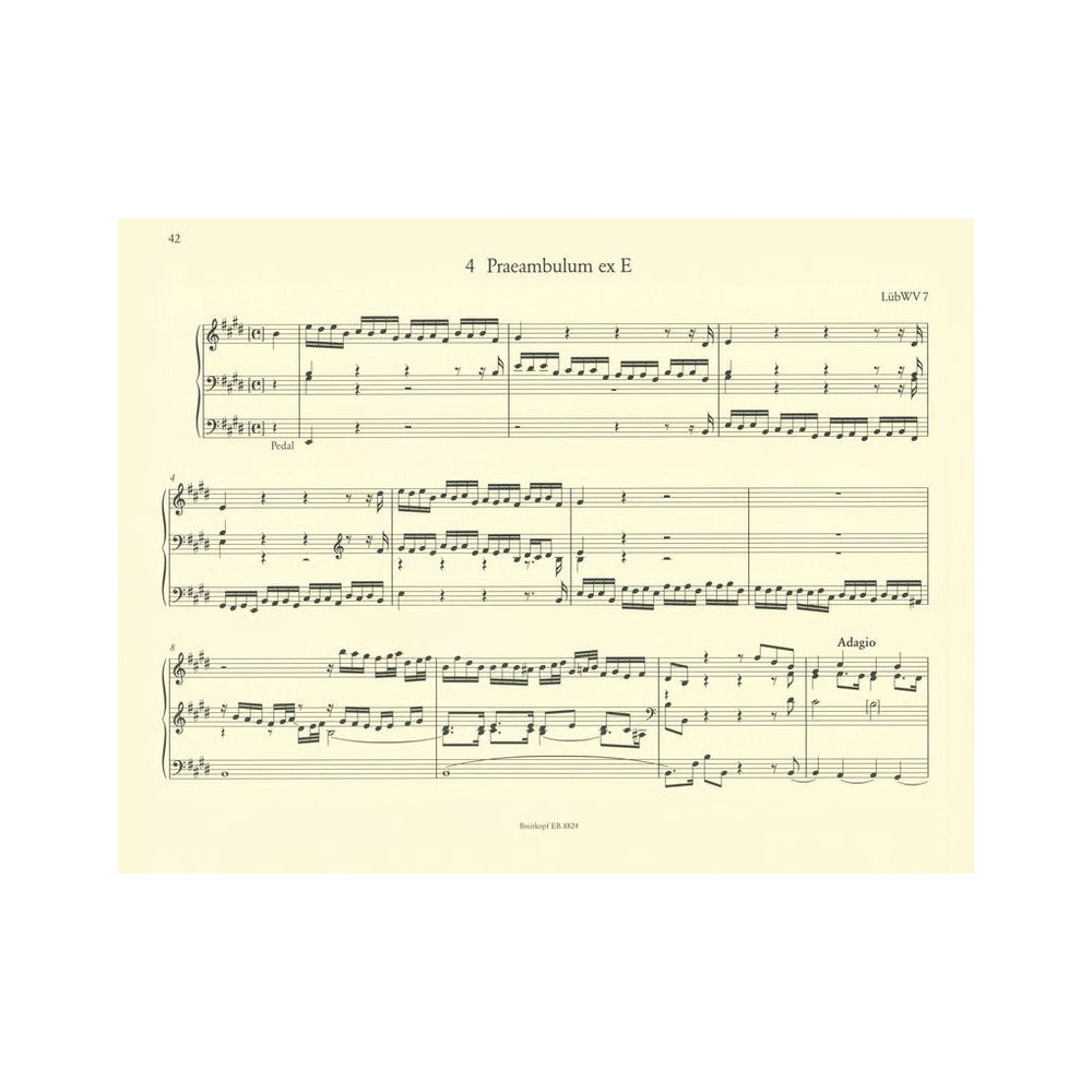 Breitkopf & Härtel Lübeck Sämtliche Orgelwerke – Thomann Ireland