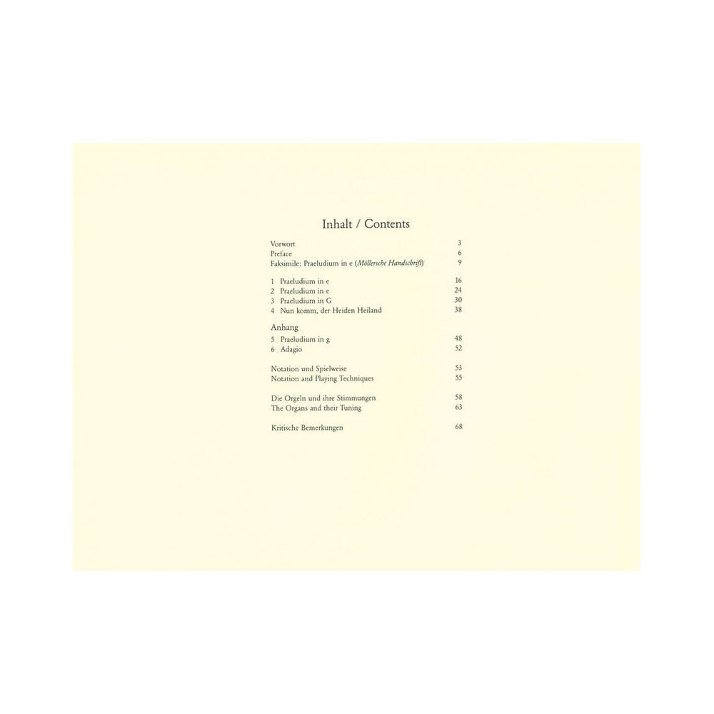 Breitkopf & Härtel Bruhns Sämtliche Orgelwerke – Thomann Ireland