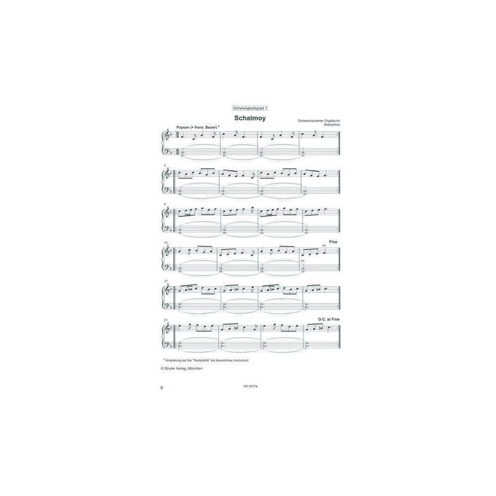 Strube Verlag Orgel spielen mit Hand und Fuß – Thomann Ireland