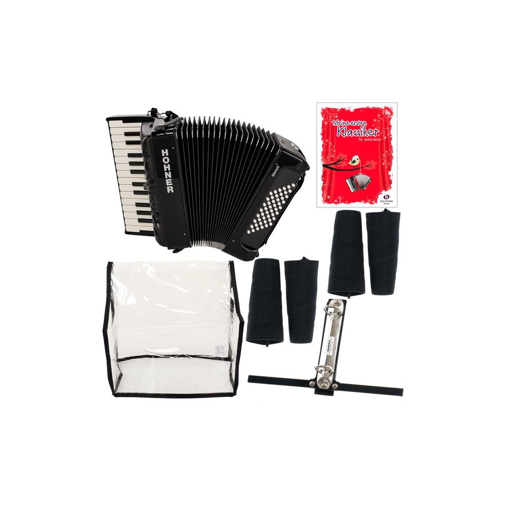 Hohner Bravo II 48 black Set – Thomann Ireland