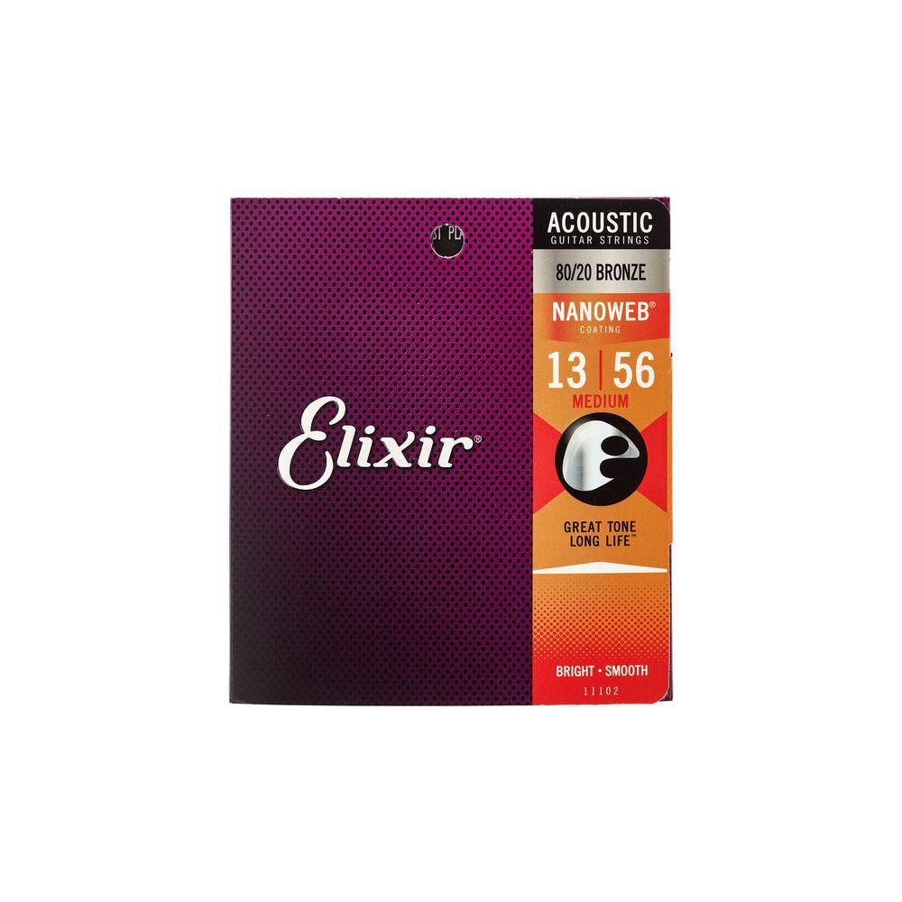 Elixir Nanoweb Medium Acoustic – Thomann Ireland