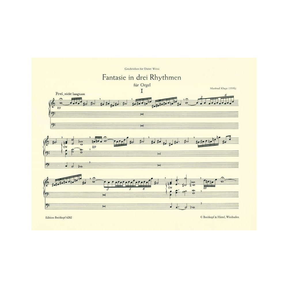 Breitkopf & Härtel Kluge Fantasie in 3 Rhythmen – Thomann Ireland