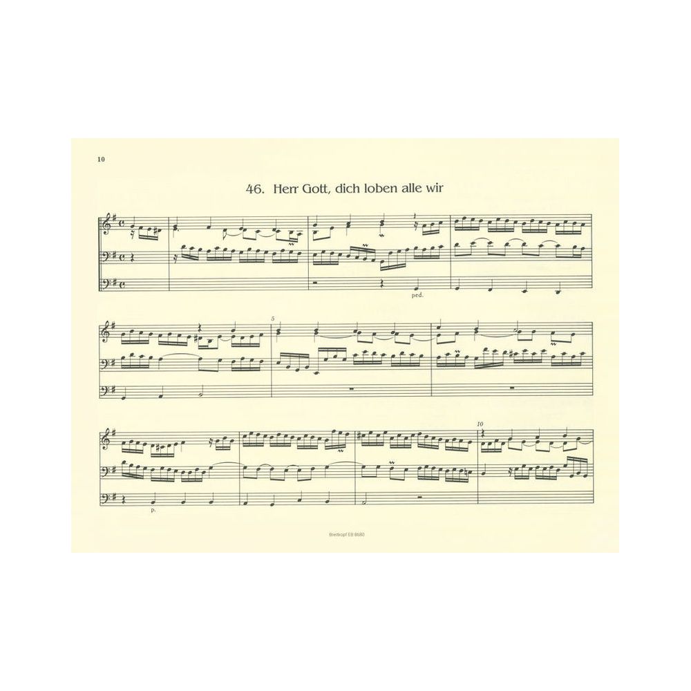 Breitkopf & Härtel Walther Sämtliche Orgelwerke 3 – Thomann Ireland