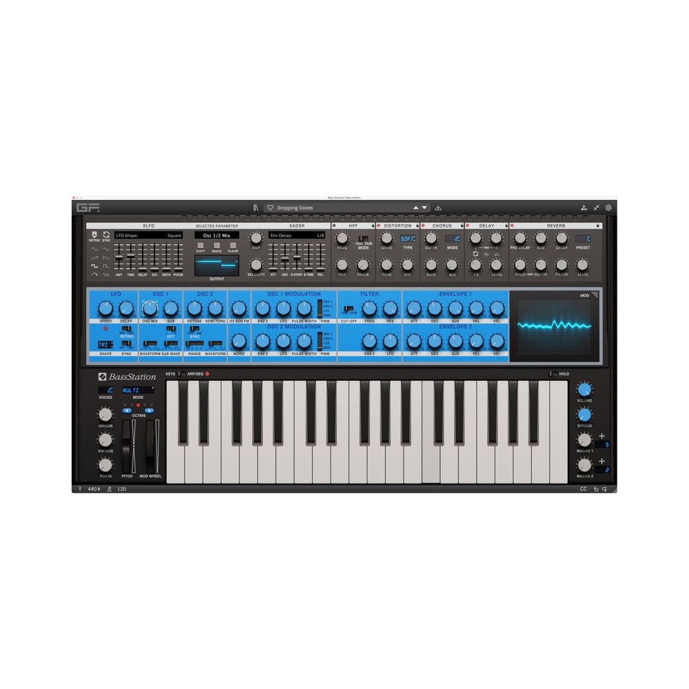 GForce Novation Bass Station – Thomann Ireland