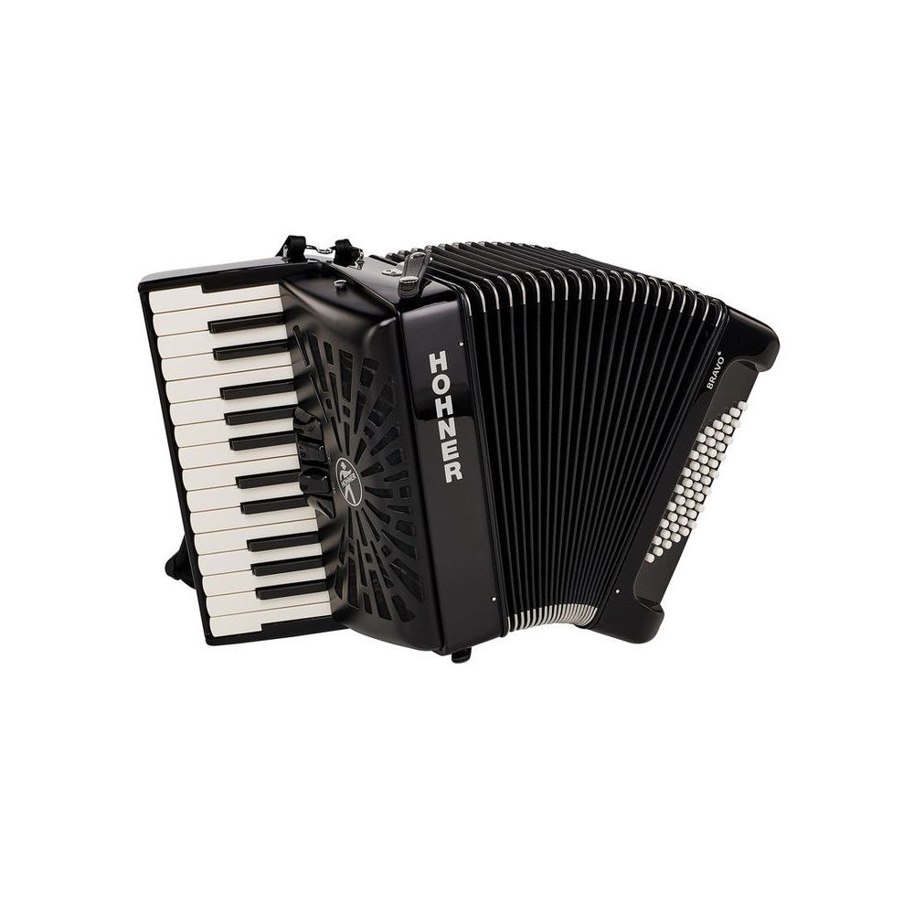 Hohner Bravo II 48 Black silent key – Thomann Ireland