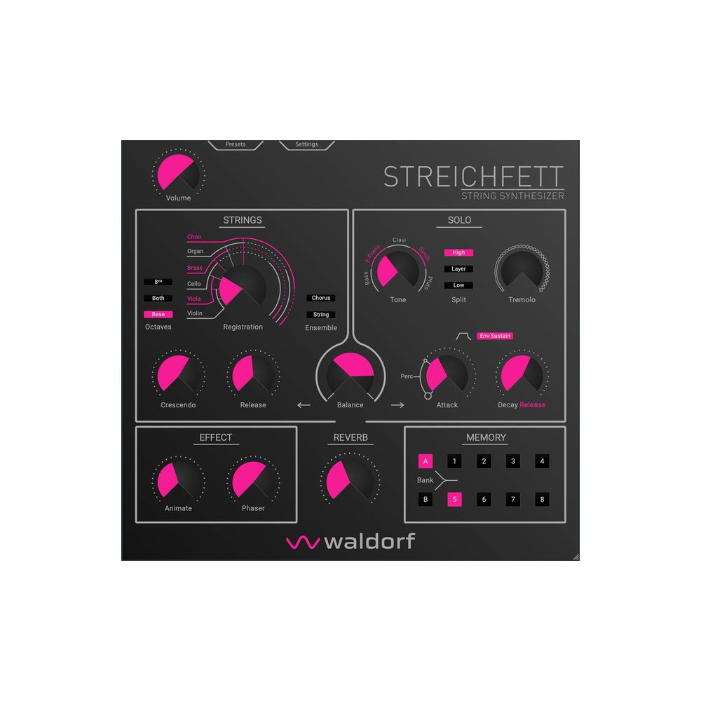 Waldorf Streichfett Plugin – Thomann Ireland