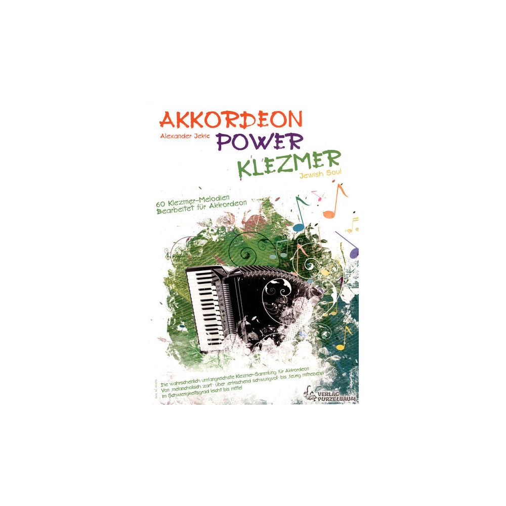 Purzelbaum Verlag Akkordeon Power Klezmer – Thomann Ireland
