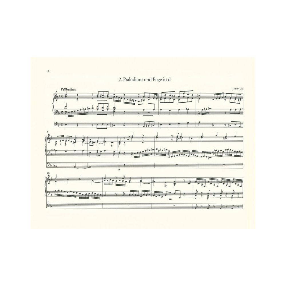 Breitkopf & Härtel Bach Acht Präludien und Fugen – Thomann Ireland
