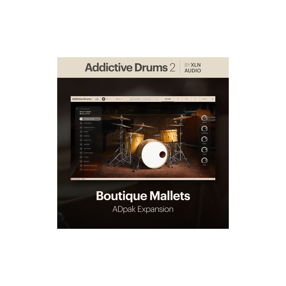 XLN Audio AD 2 Boutique Mallets – Thomann Ireland