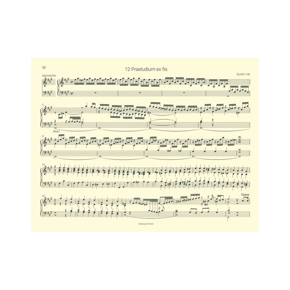 Breitkopf & Härtel Buxtehude Orgelwerke Set 1 – Thomann Ireland