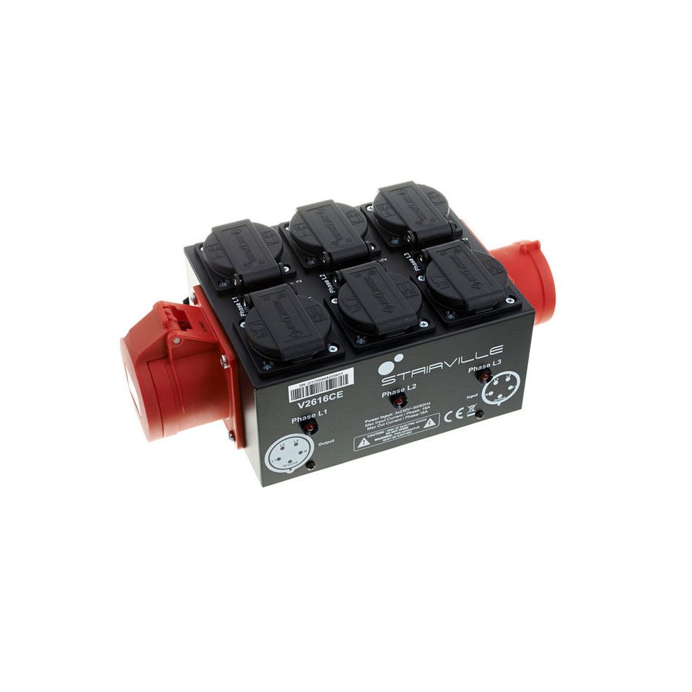 Stairville V2616BE CE CEE Split Box – Thomann Ireland