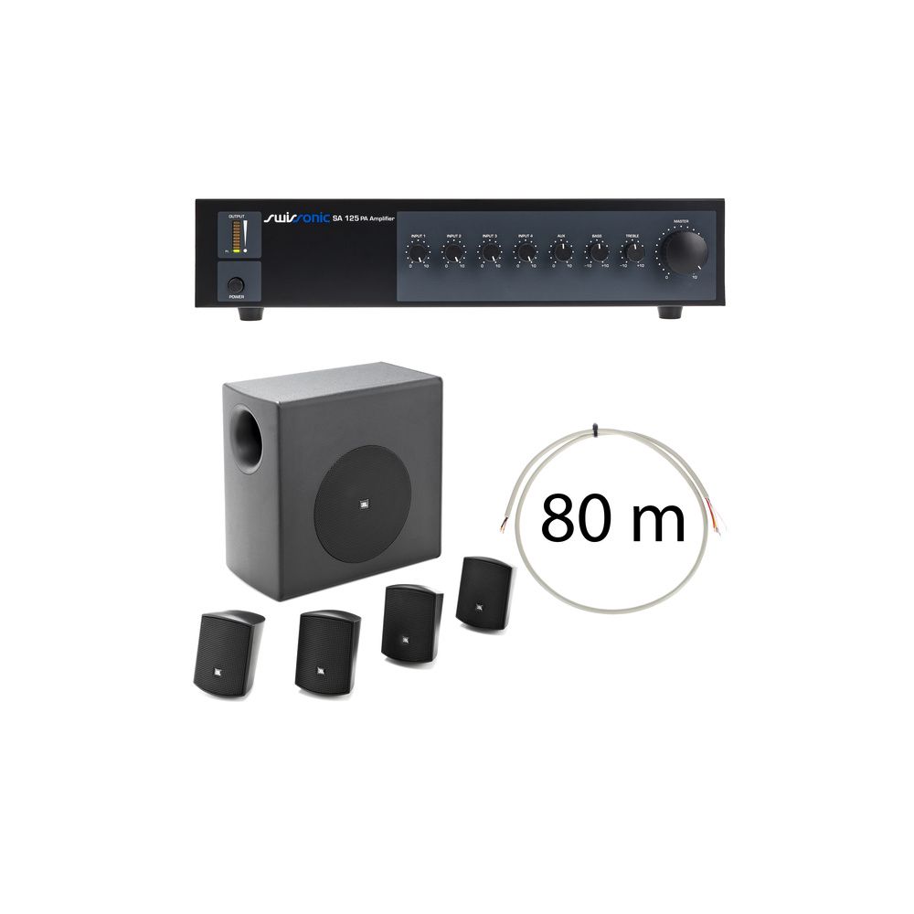 Swissonic JBL Control 50 BK Bar Bundle – Thomann Ireland