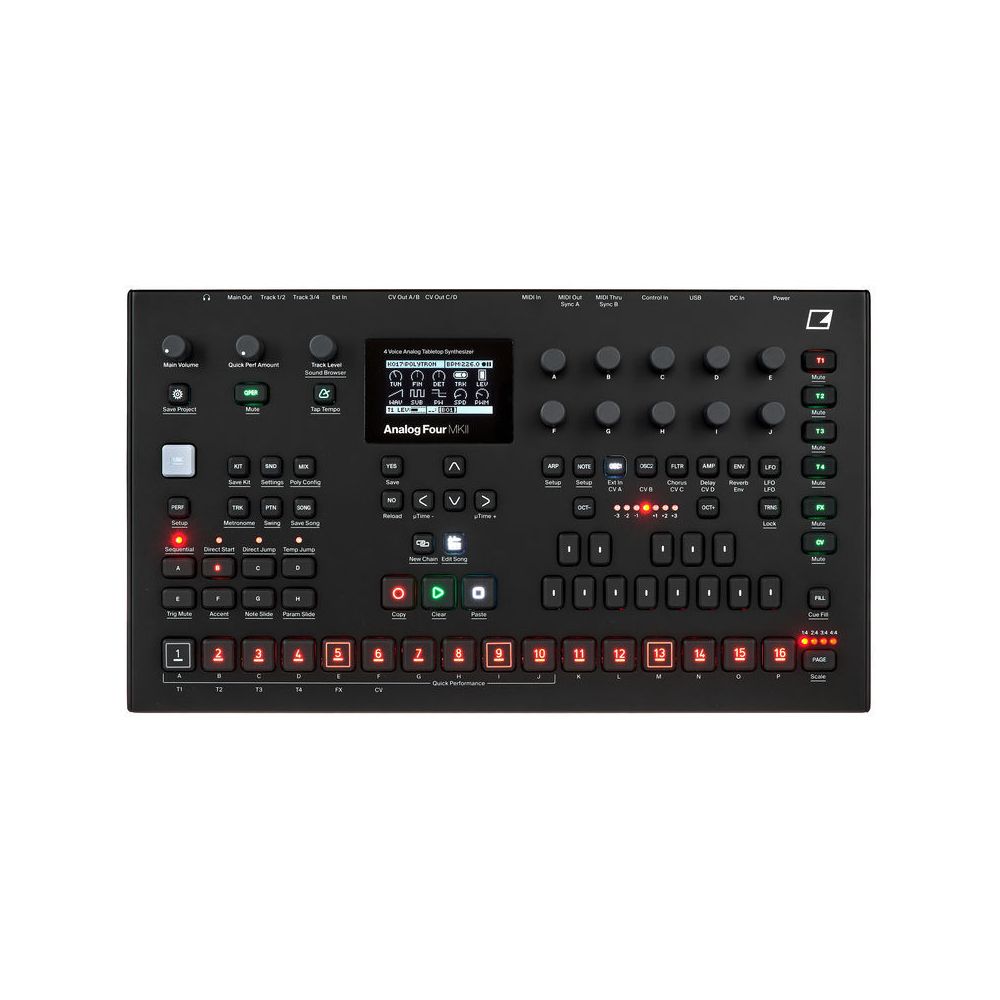 Elektron Analog Four MKII Black – Thomann Ireland