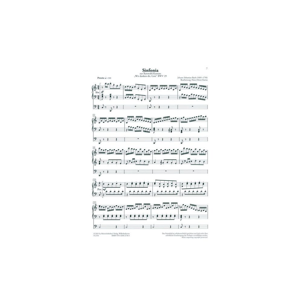 Heinrichshofen Verlag Festliches for Orgel – Thomann Ireland