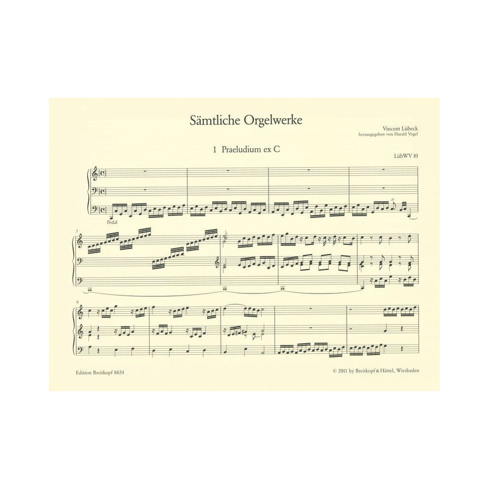 Breitkopf & Härtel Lübeck Sämtliche Orgelwerke – Thomann Ireland