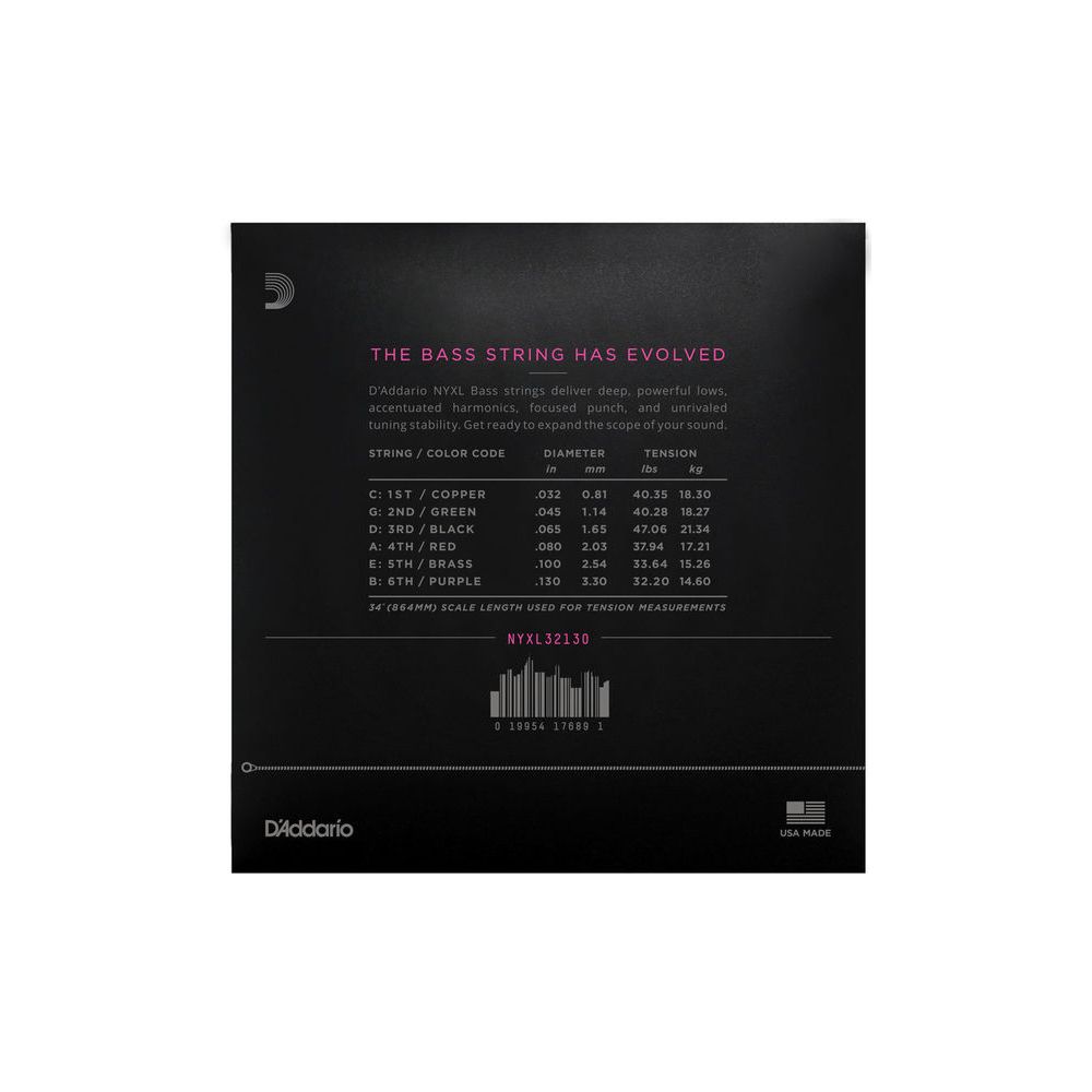 Daddario NYXL32130 Bass Set – Thomann Ireland