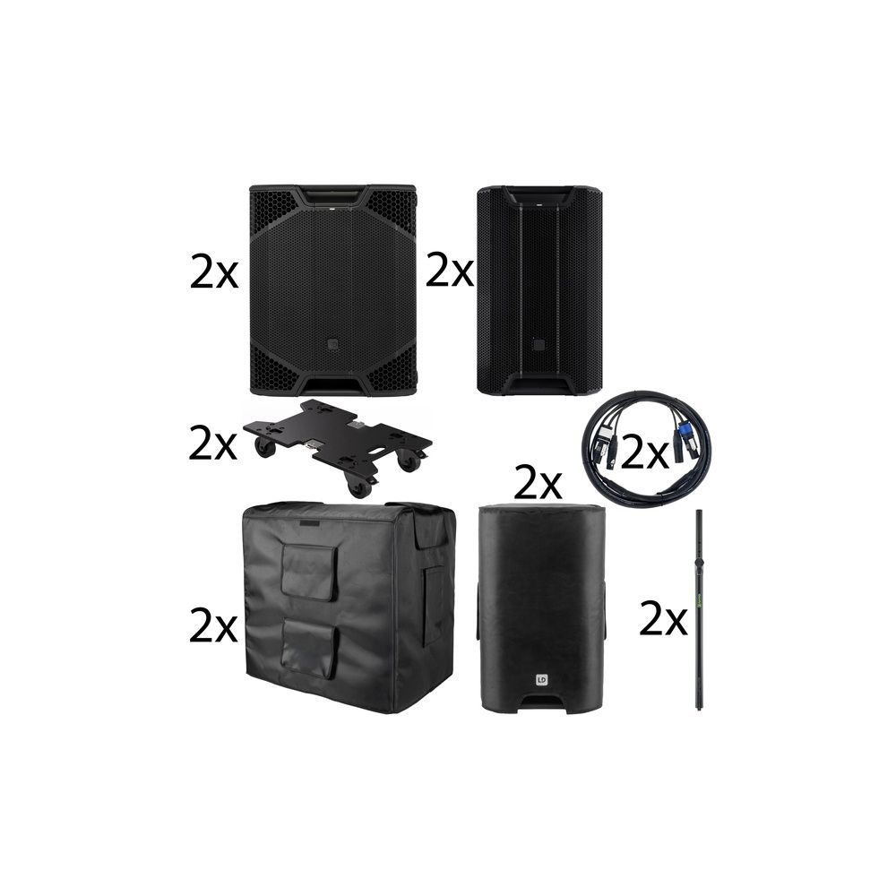 LD Systems ICOA Pro 15A/21A Power Set – Thomann Ireland