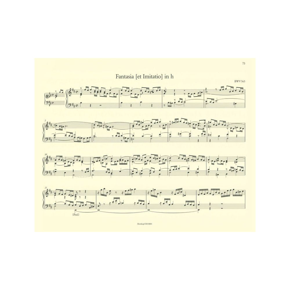 Breitkopf & Härtel Bach Sämtliche Orgelwerke 3 – Thomann Ireland