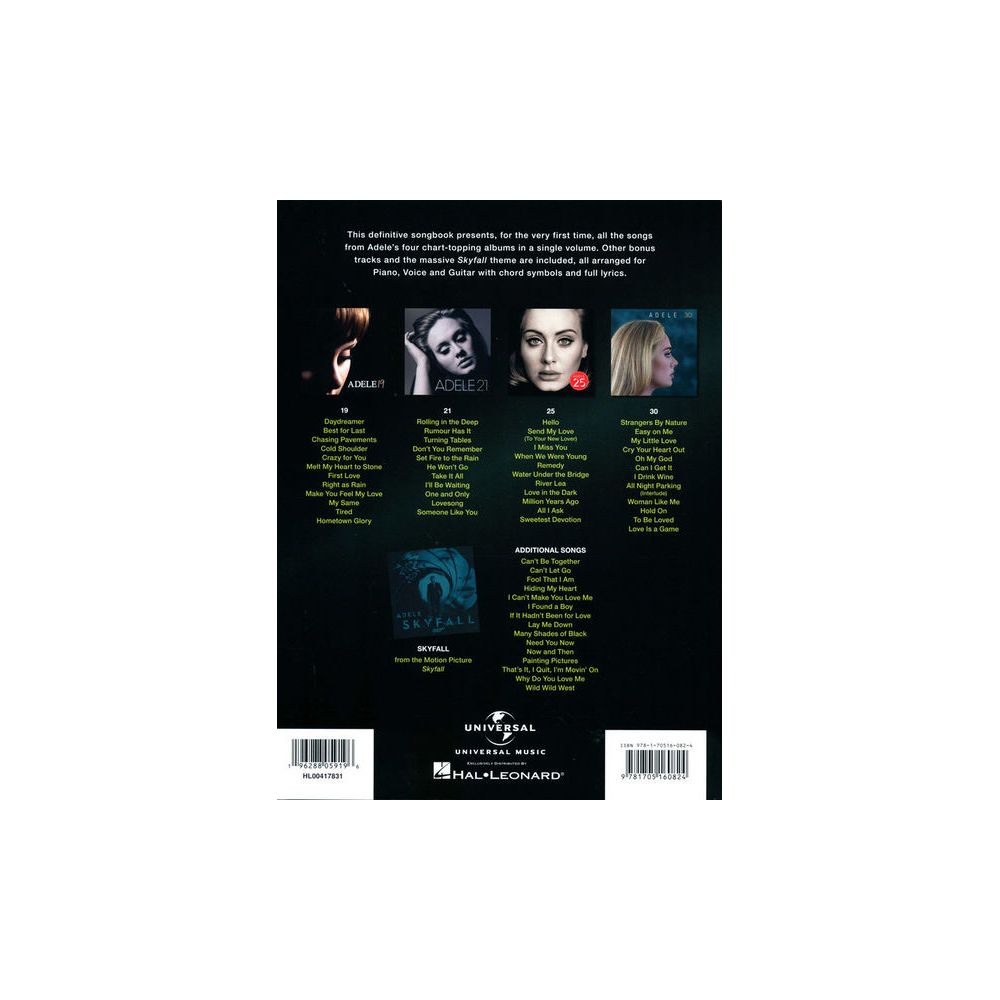 Wise Publications Adele The Complete Collection – Thomann Ireland