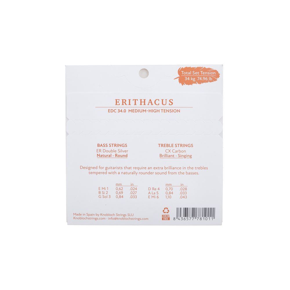 Knobloch Strings Erithacus line EDC34.0 MHT – Thomann Ireland