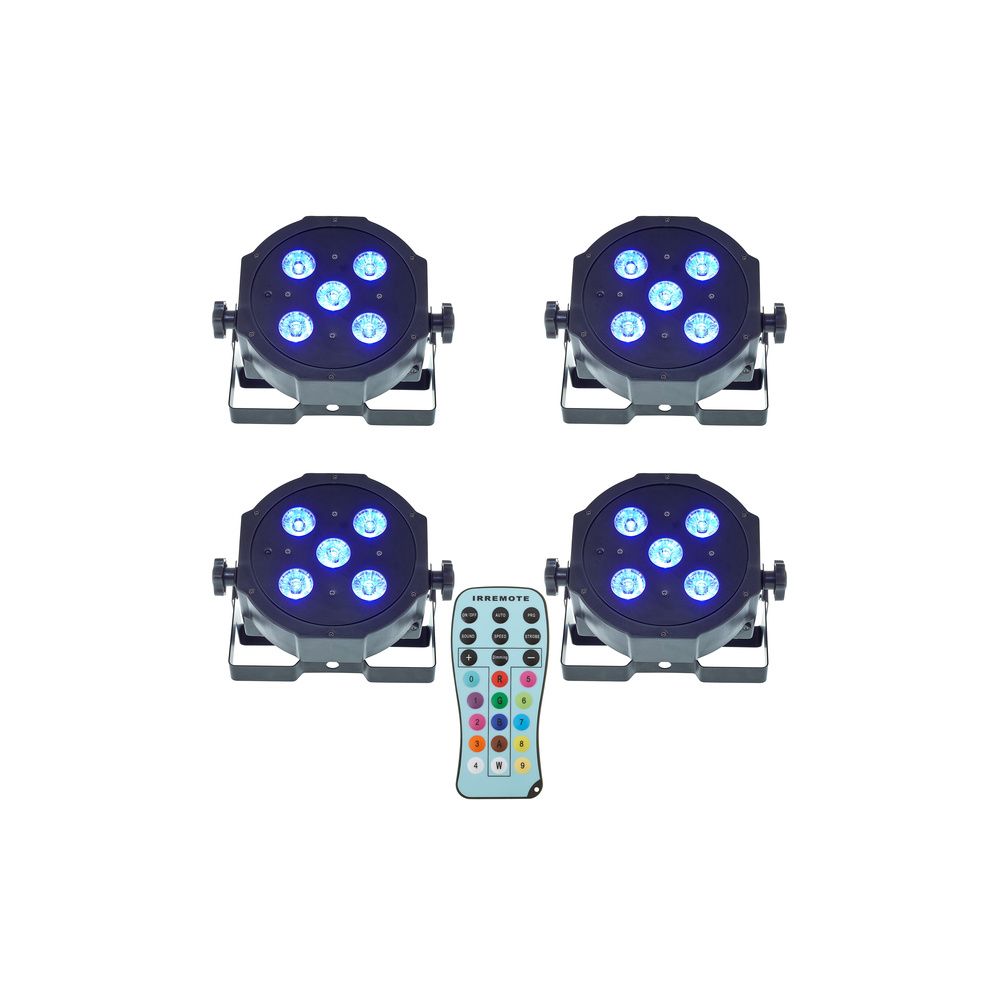 Fun Generation SePar Quad LED RGB UV Bundle 4 – Thomann Ireland