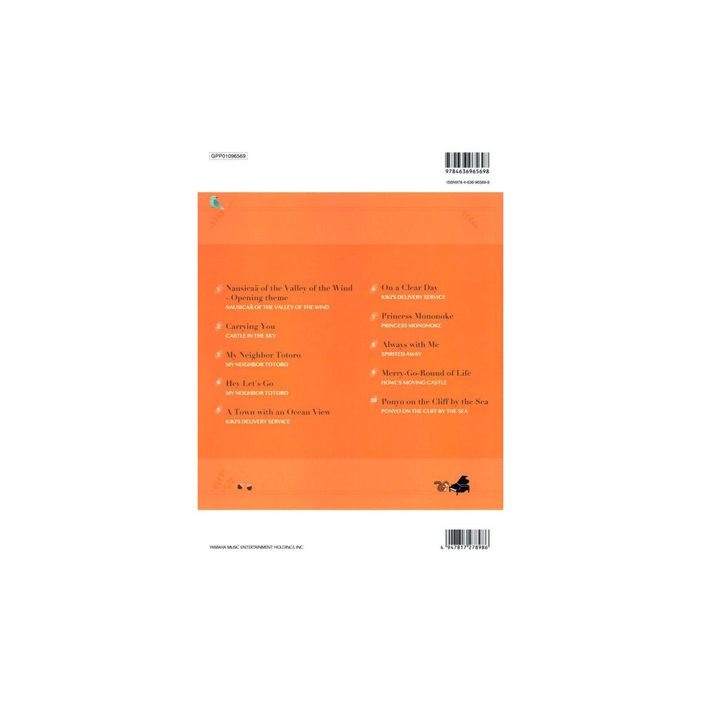 Yamaha Music Entertainment  Studio Ghibli Best Hits Easy – Thomann Ireland