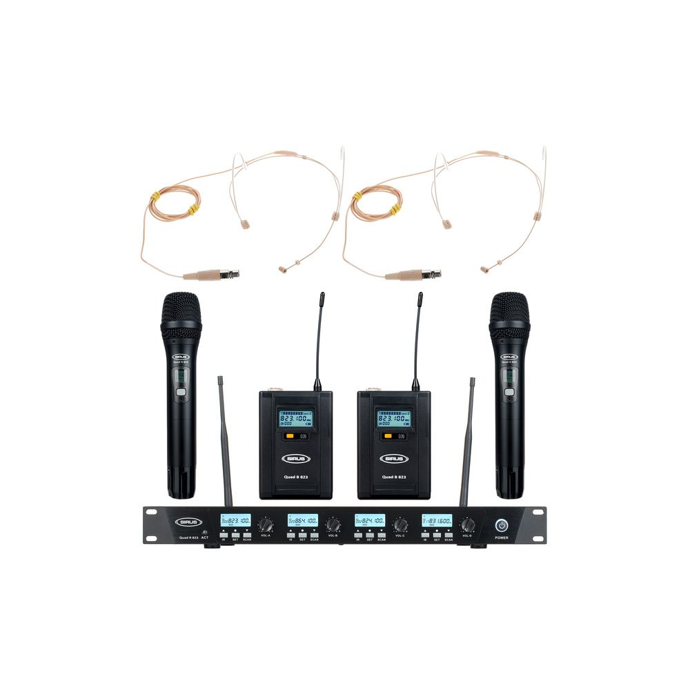 Sirus Quad R/2H/2B 2 Headmike D 823 – Thomann Ireland