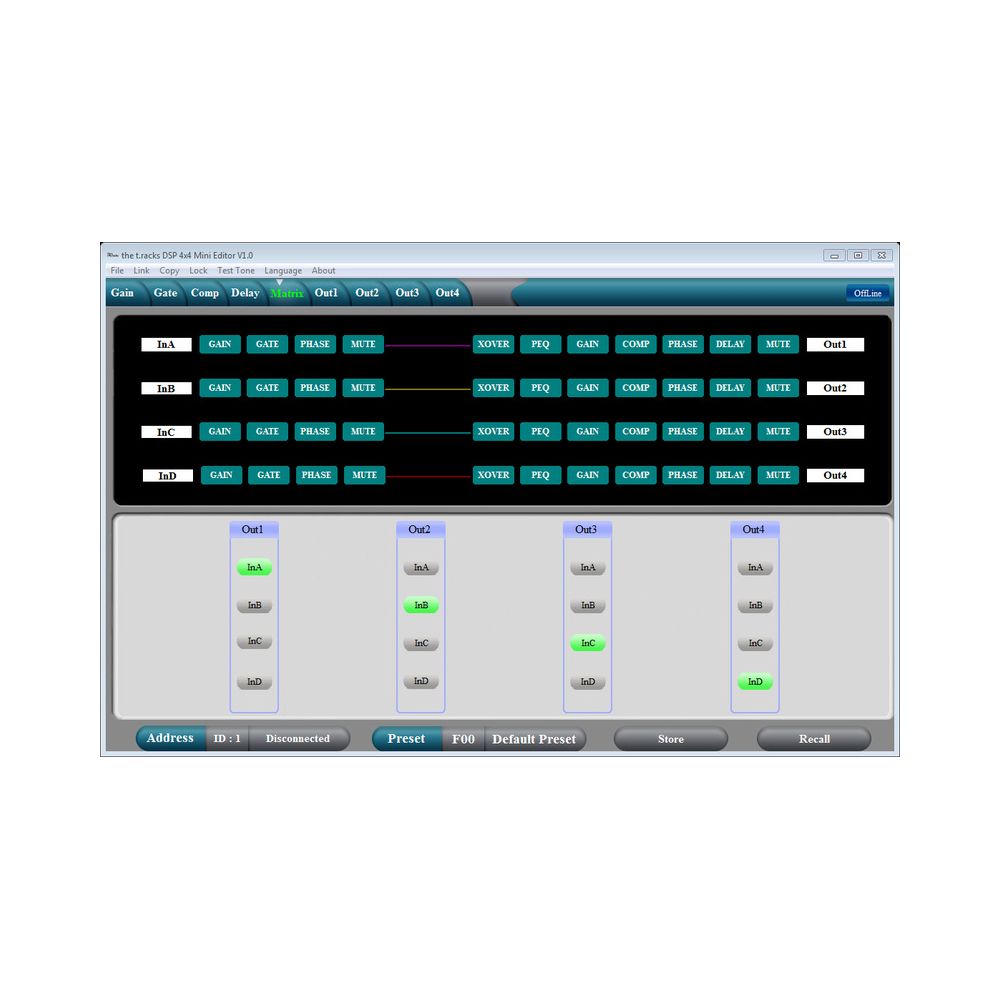 the t.racks DSP 4x4 Mini Amp – Thomann Ireland
