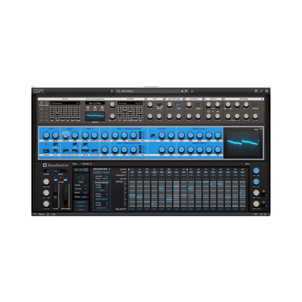 GForce Novation Bass Station – Thomann Ireland