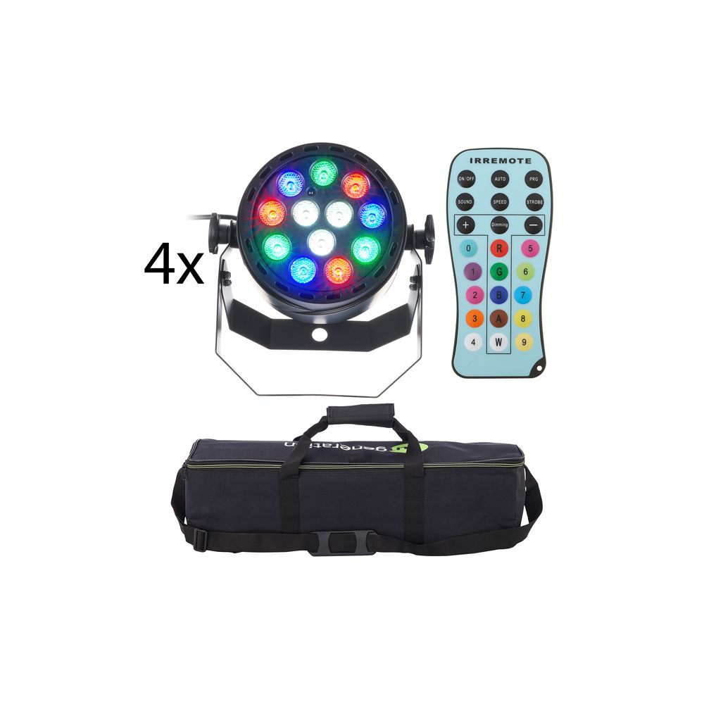 Fun Generation LED Pot 12x1W RGBW Bundle – Thomann Ireland