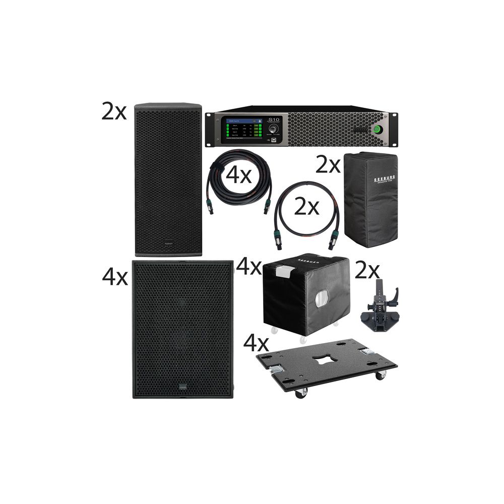 Seeburg Acoustic Line K20/K1801 Amp Power Bundle – Thomann Ireland