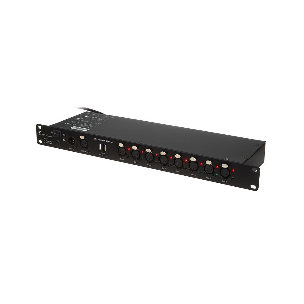 Stairville DMX Splitter 8 USB 5 pin – Thomann Ireland