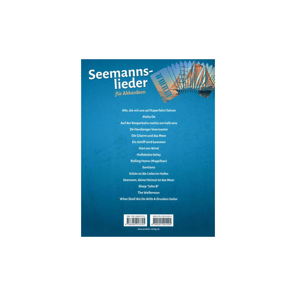 Musikverlag Preissler Seemannslieder – Thomann Ireland