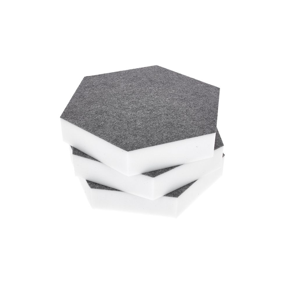 t.akustik Hexagon Melamine Grey 50 – Thomann Ireland