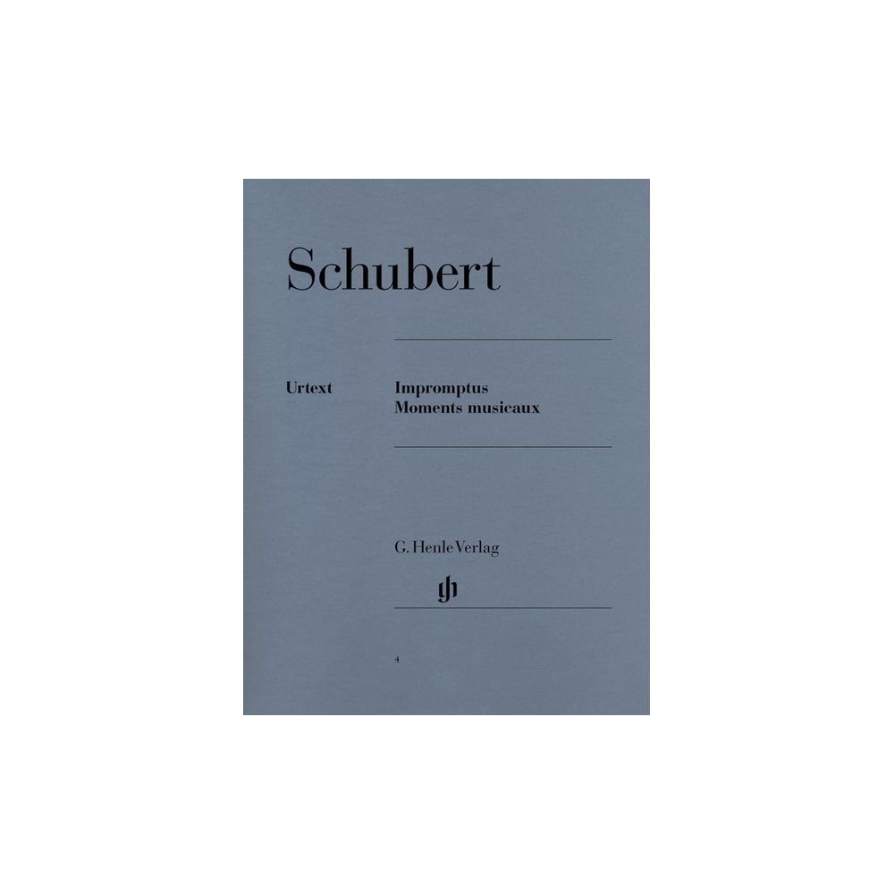Henle Verlag Schubert Impromptus Moments – Thomann Ireland